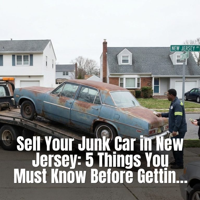 Sell Your Junk Car in New Jersey: 5 Things You Must Know Before Getting Paid
